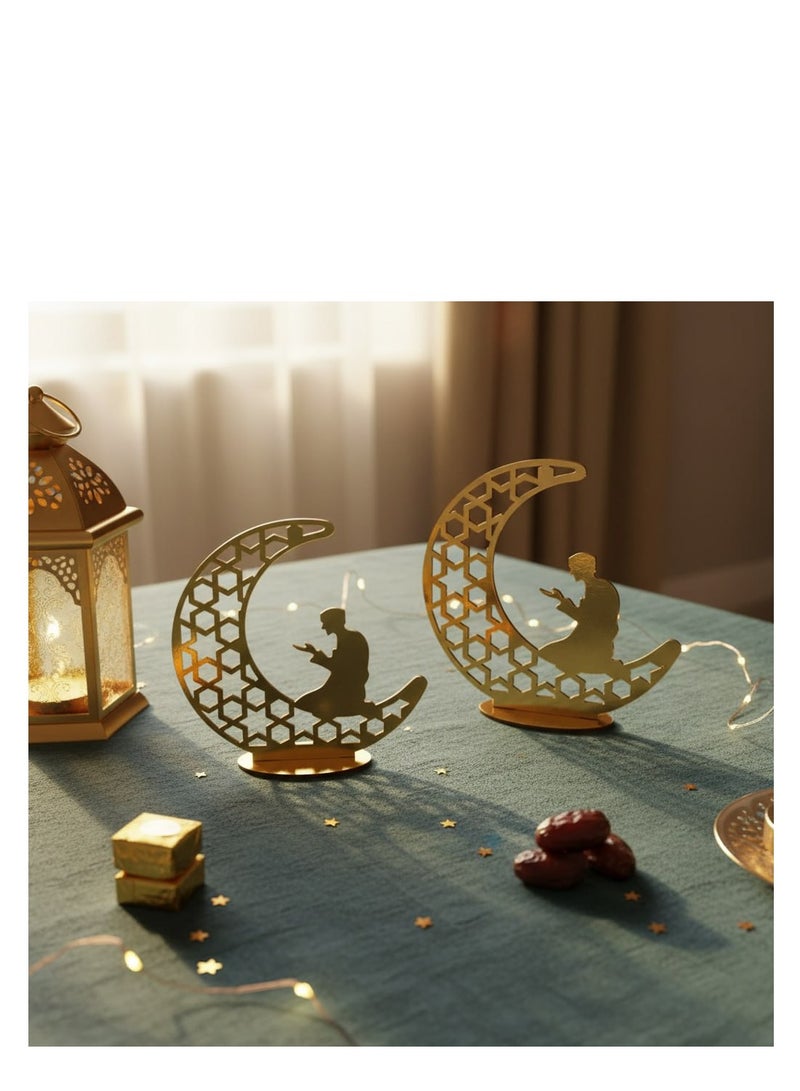 Ramadan Crescent Holders Set 3 Different Sizes - Image 3